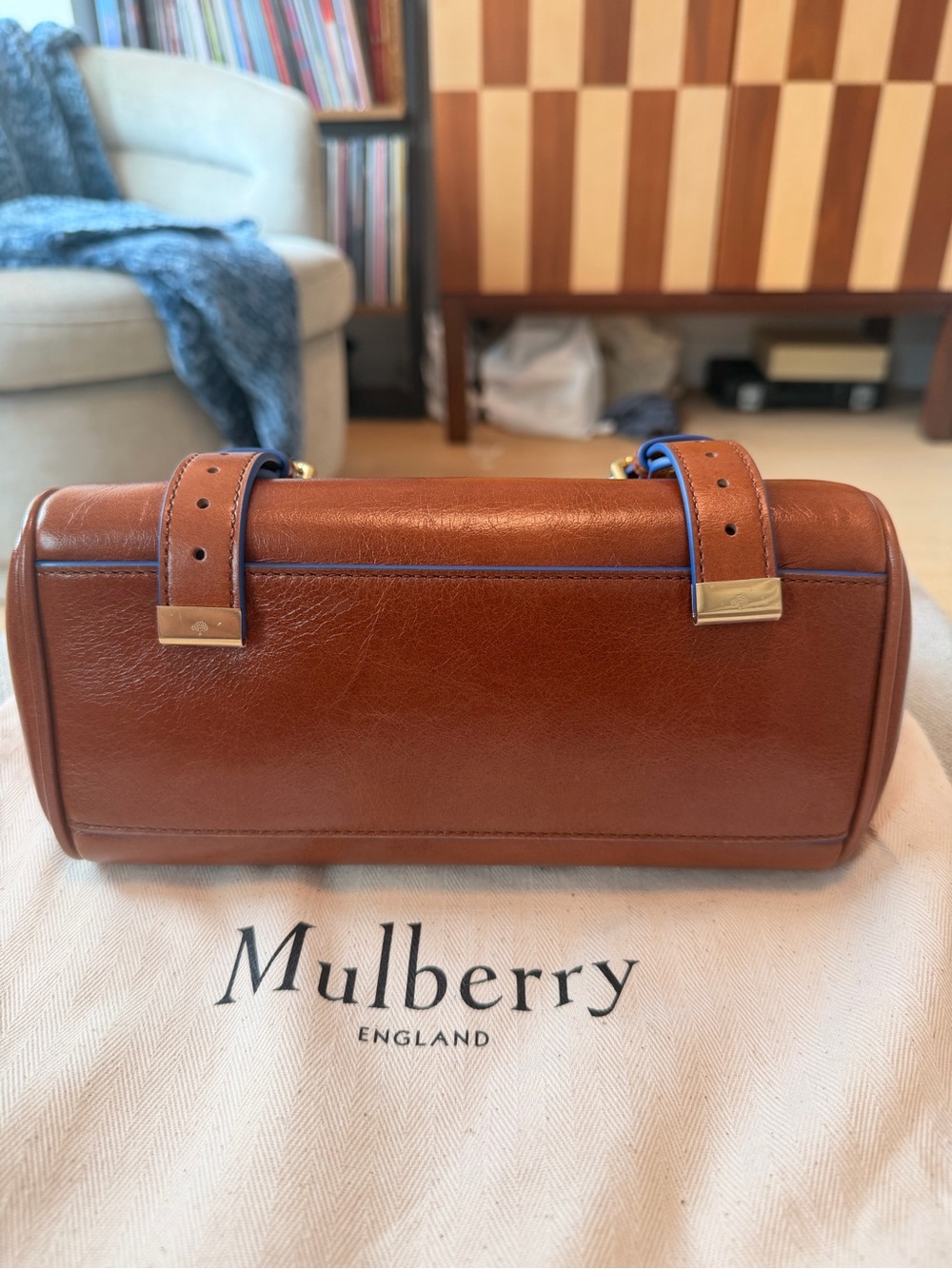 Mulberry Mini Alexa Oak and Blue - Picture 5 of 8